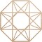 Ekena Millwork Guardian Wood Fretwork Pierced Ceiling Medallion, Alder, 16"OD x 6 1/4"ID x 1/4"T CMWP16X16X0250GDAL - alternate 1